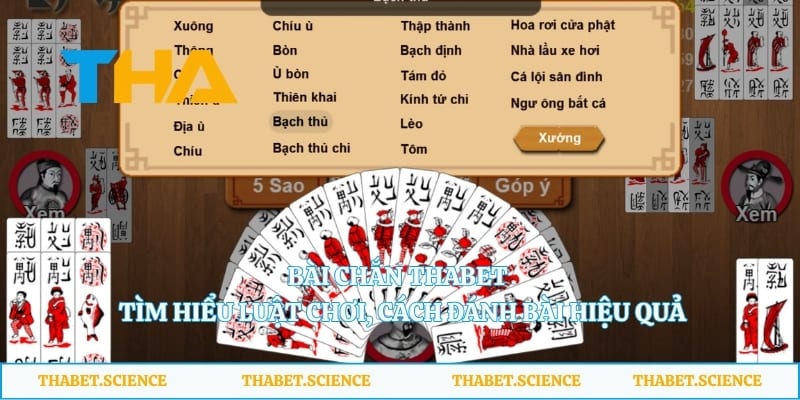 Bài Chắn Thabet – Tìm Hiểu Luật Chơi, Cách Đánh Bài Hiệu Quả