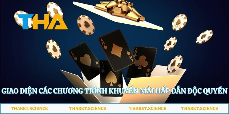 Giao diện các chương trình khuyến mãi hấp dẫn độc quyền